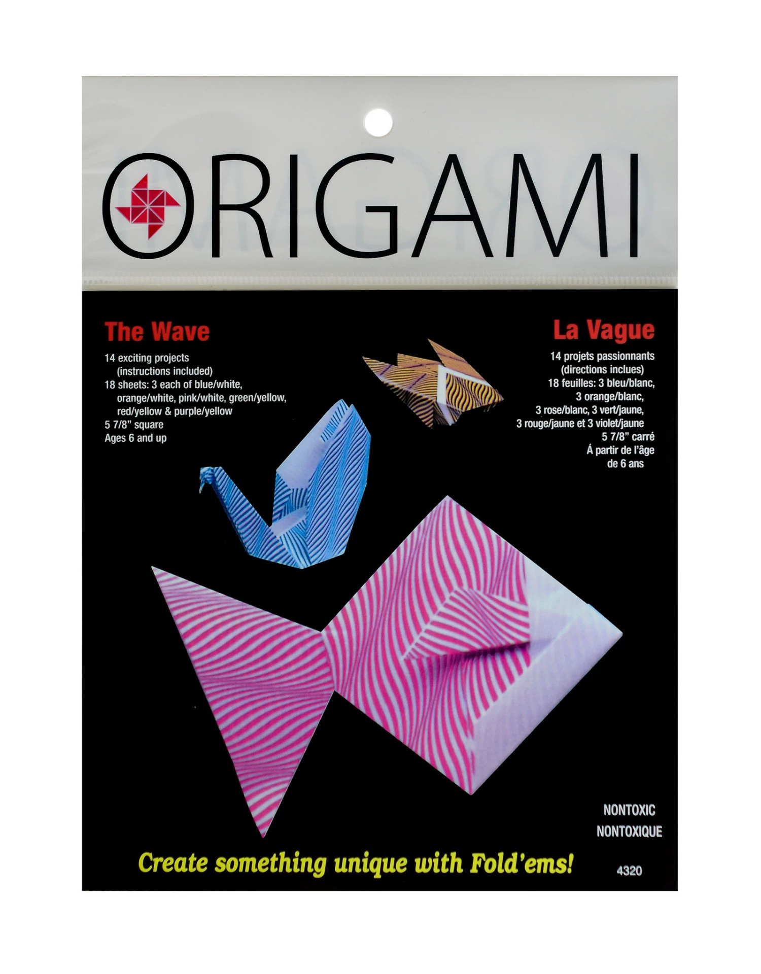 Yasutomo Origami Paper, The Wave, 18 Sheets 3 Yasutomo Origami Paper, The Wave, 18 Sheets
