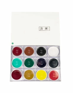 Yasutomo Traditional Watercolors, Teppatsu Set Of 12